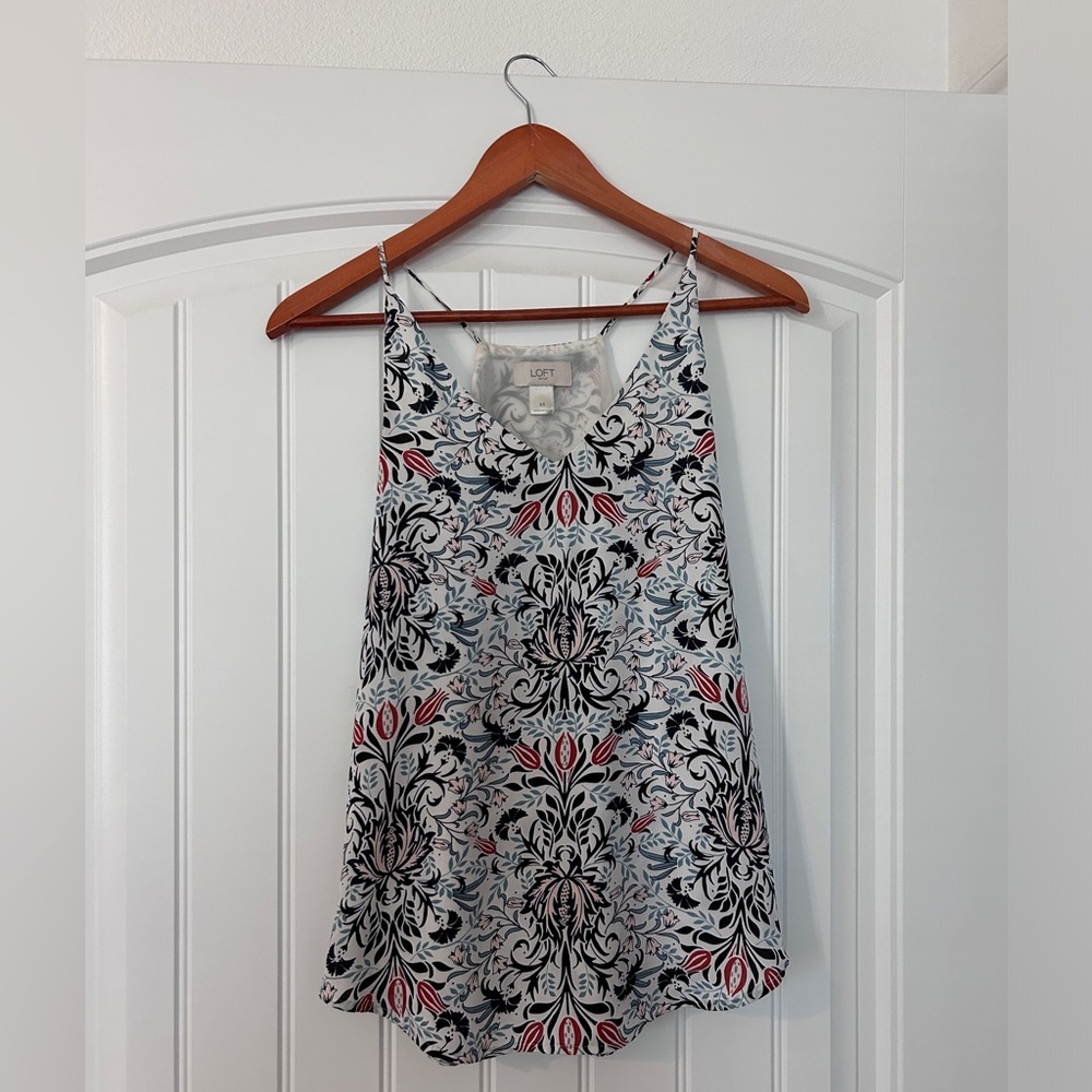 Loft paisley flowy blouse  - xs